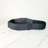 Unsigned Black Belt - Elegant and Versatile Accessory